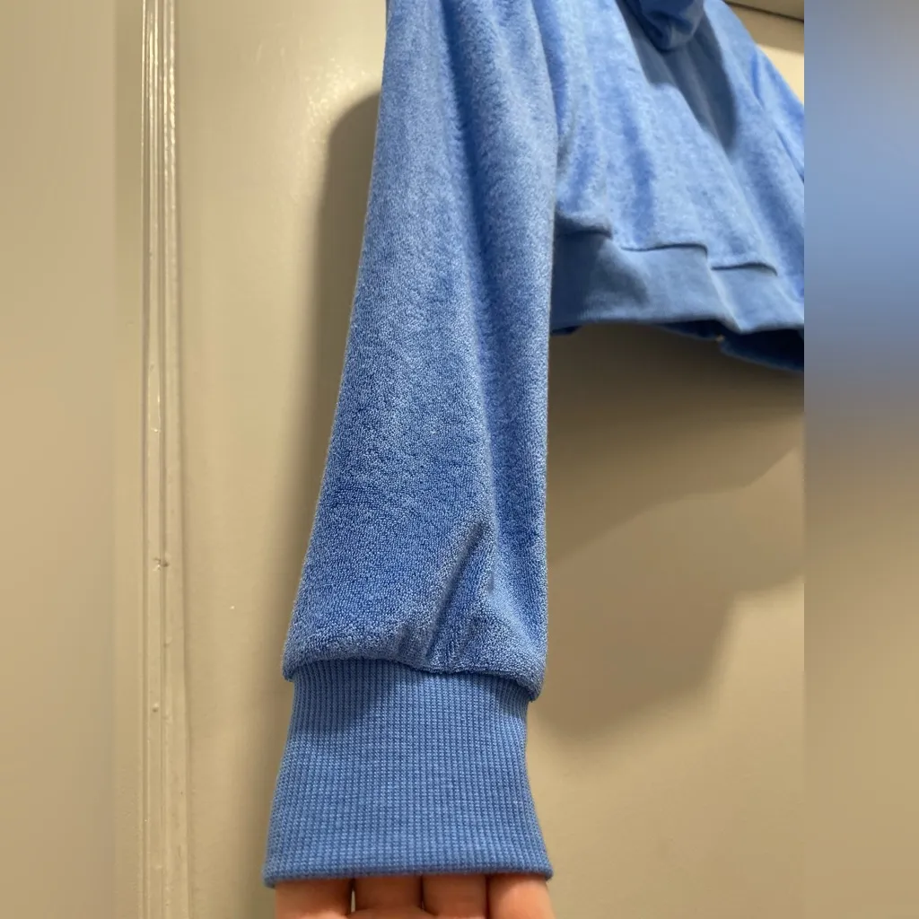 LIKE NEW Target Colsie Terry Cloth Blue Zip - Image 7