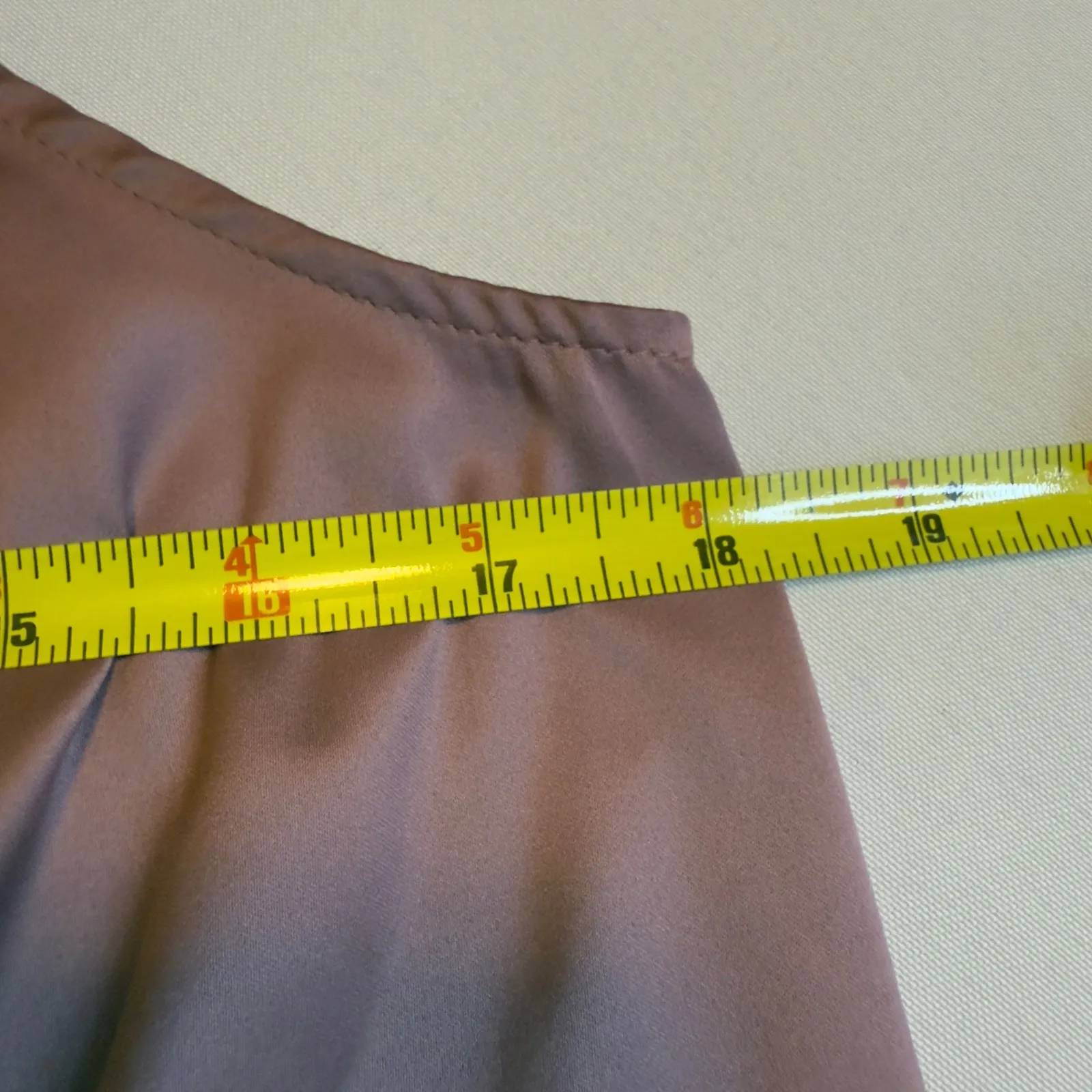 The Limited Beaded‎ V Neck Satin Tank Top Mauve Purple Women's Size M Trendy # - Image 7