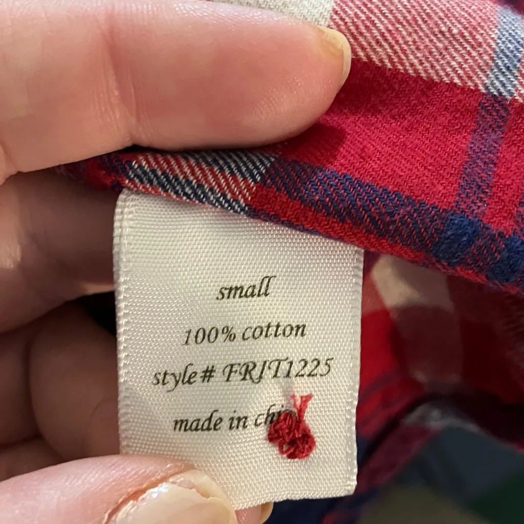 🎉4 for $20 Miami  Plaid Button-Up Shirt, Small - Image 6