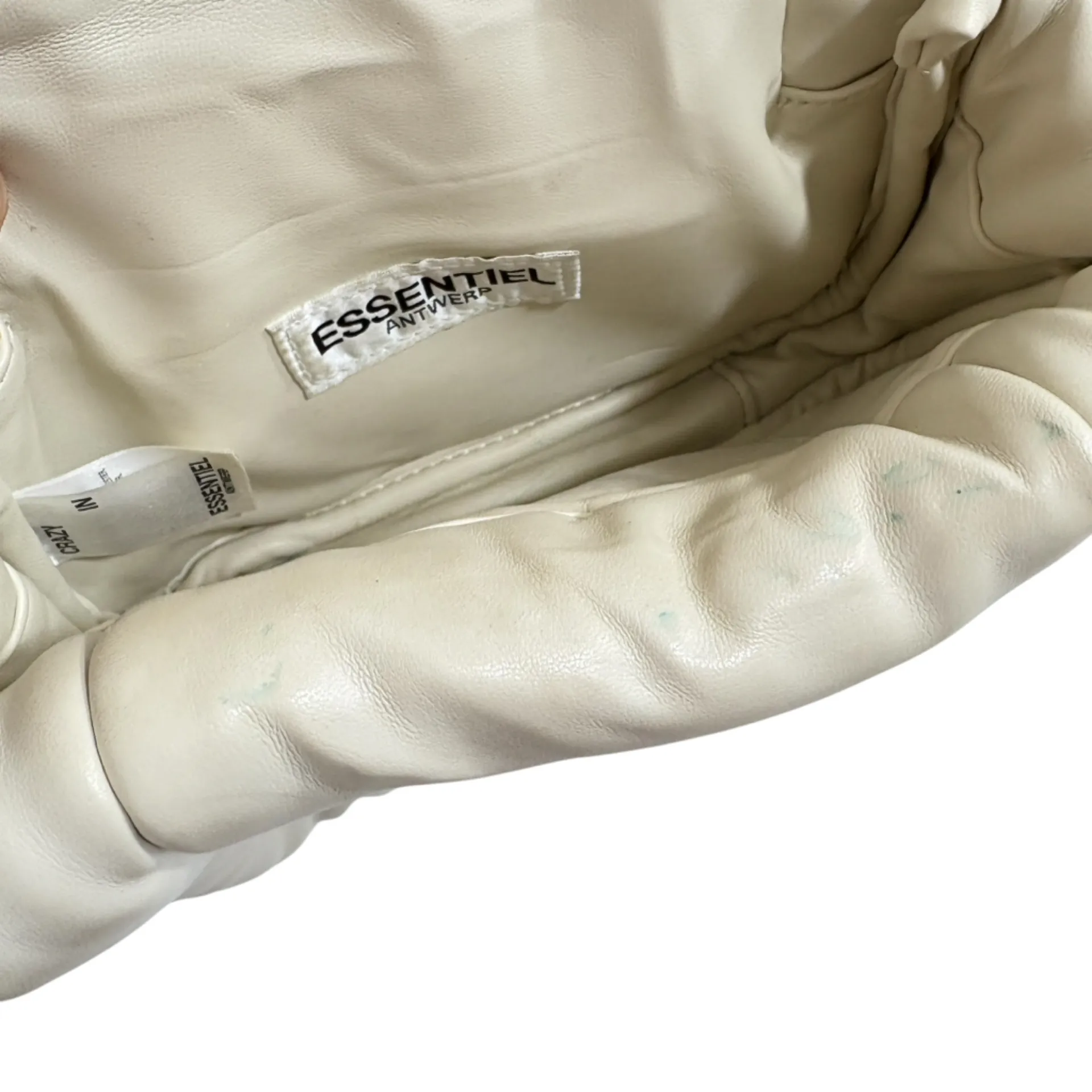 ESSENTIEL ANTWERP Alice Puffy crossbody bag purse White - Image 9