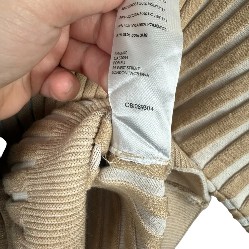 Free People Women’s Mad Chill Mock Neck Balloon Sleeve Pullover Ivory Size S - Image 10