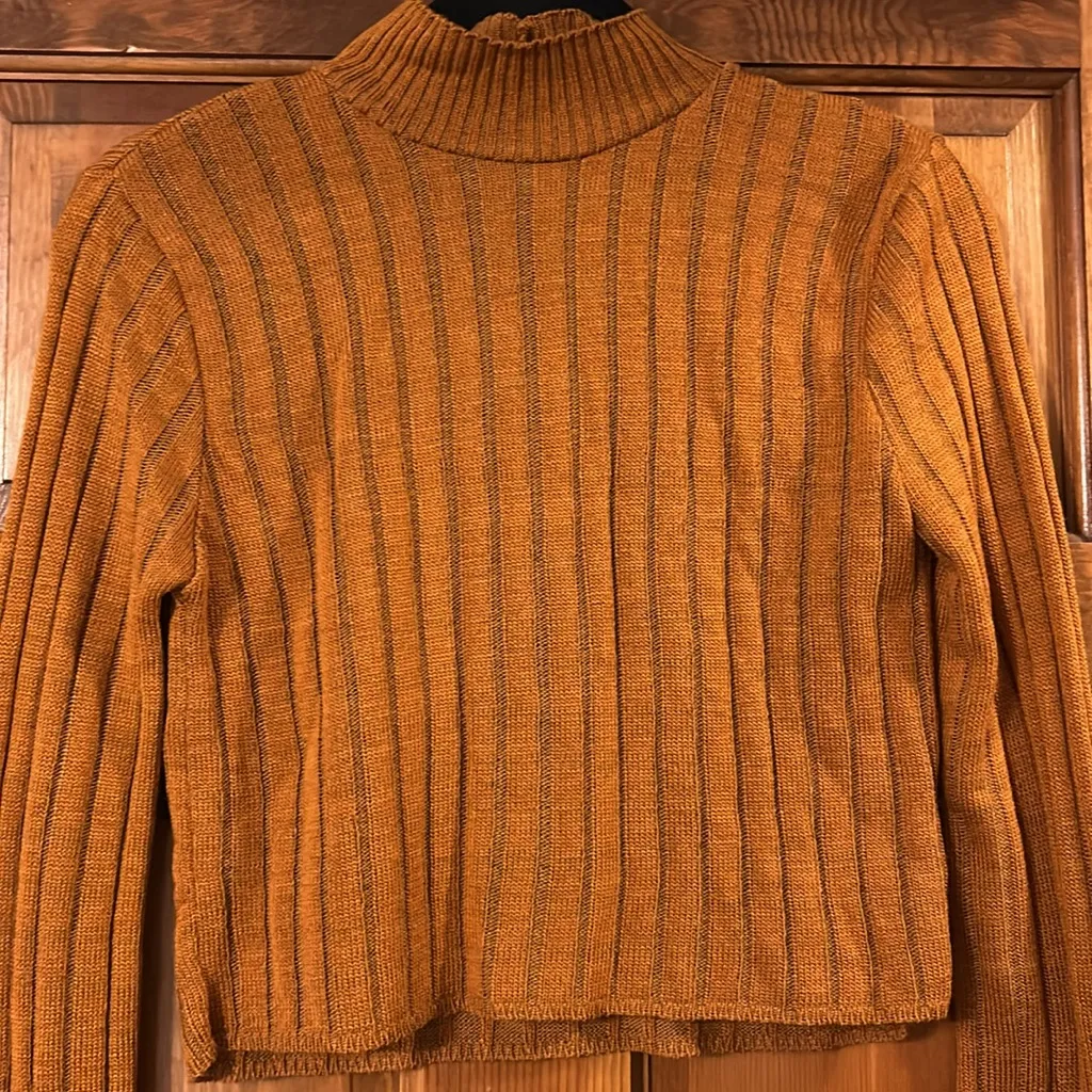 Abound Turtleneck Sweater in Rust, Medium, NWOT - Image 2