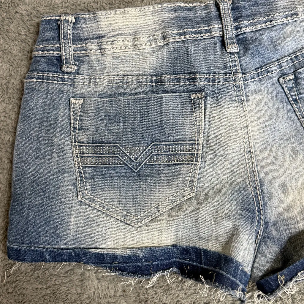 Bongo Y2K Bling Mini Shorts Size 11 - Image 7