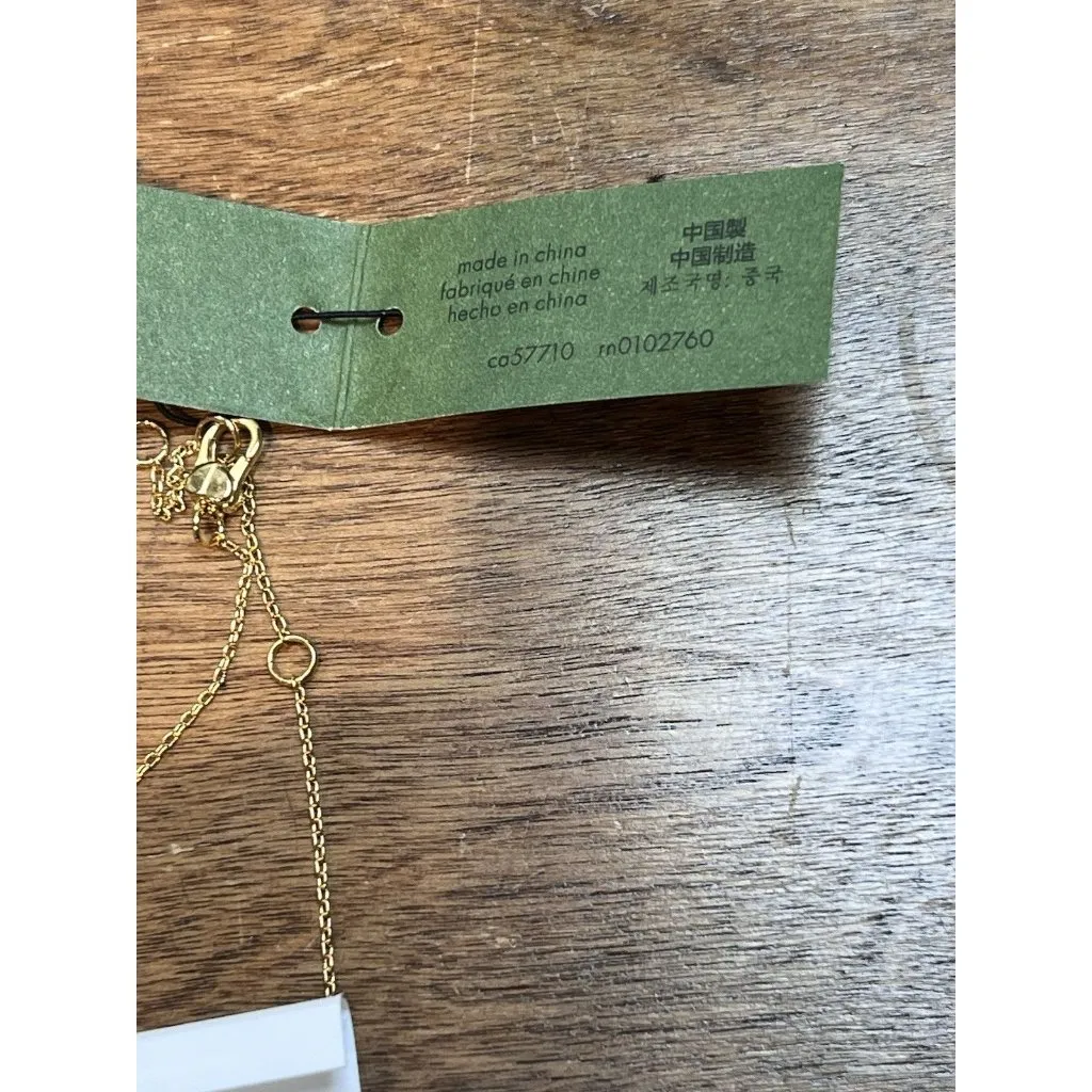 Kate Spade New York “My Love” Pendant Necklace Pink Red CZ NWT MSRP $98 - Image 5