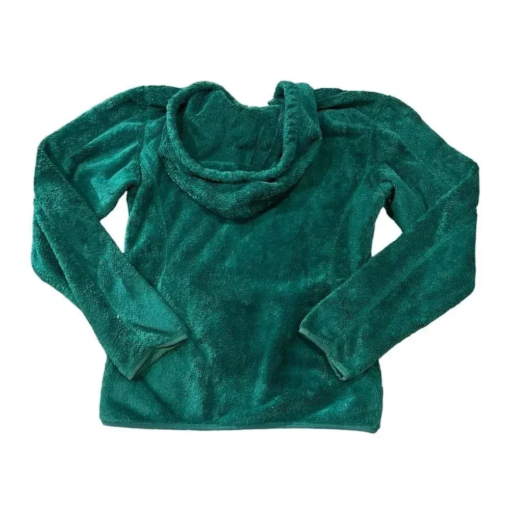 Nike ACG Green Sherpa 1/4 Zip Up Hoodie‎ Size Small - Image 3