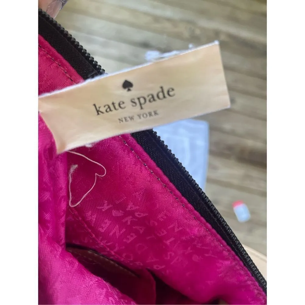 Kate Spade New York Kennedy Park Tess Crossbody Bag Black Nylon Leather - Image 7