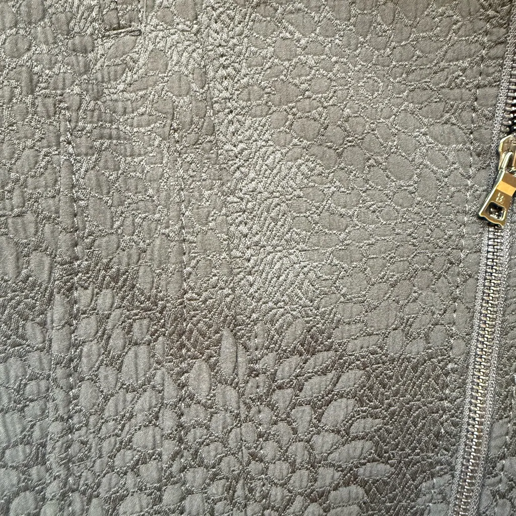 BCBG Maxazaria Elegant Black patterned asymmetrical Women's Jacket - Image 3