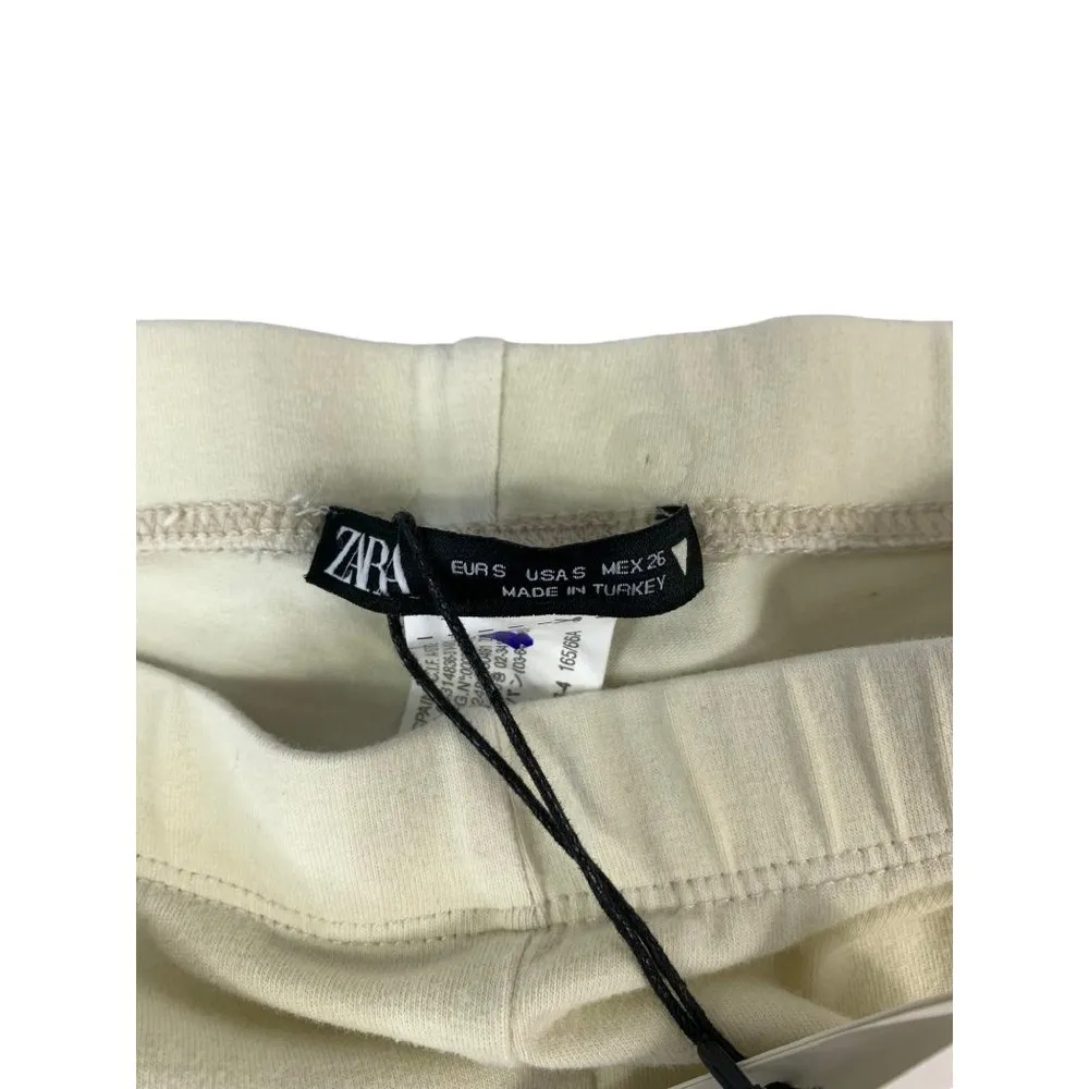 Zara Women's Ivory Tights Shorts - Image 3