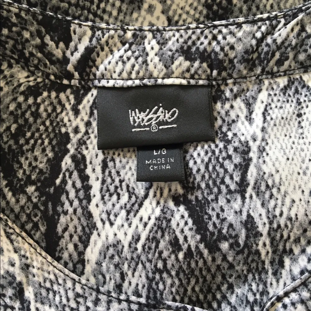 Mossimo Snakeskin Print Tshirt Dress NWOT Size L - Image 5