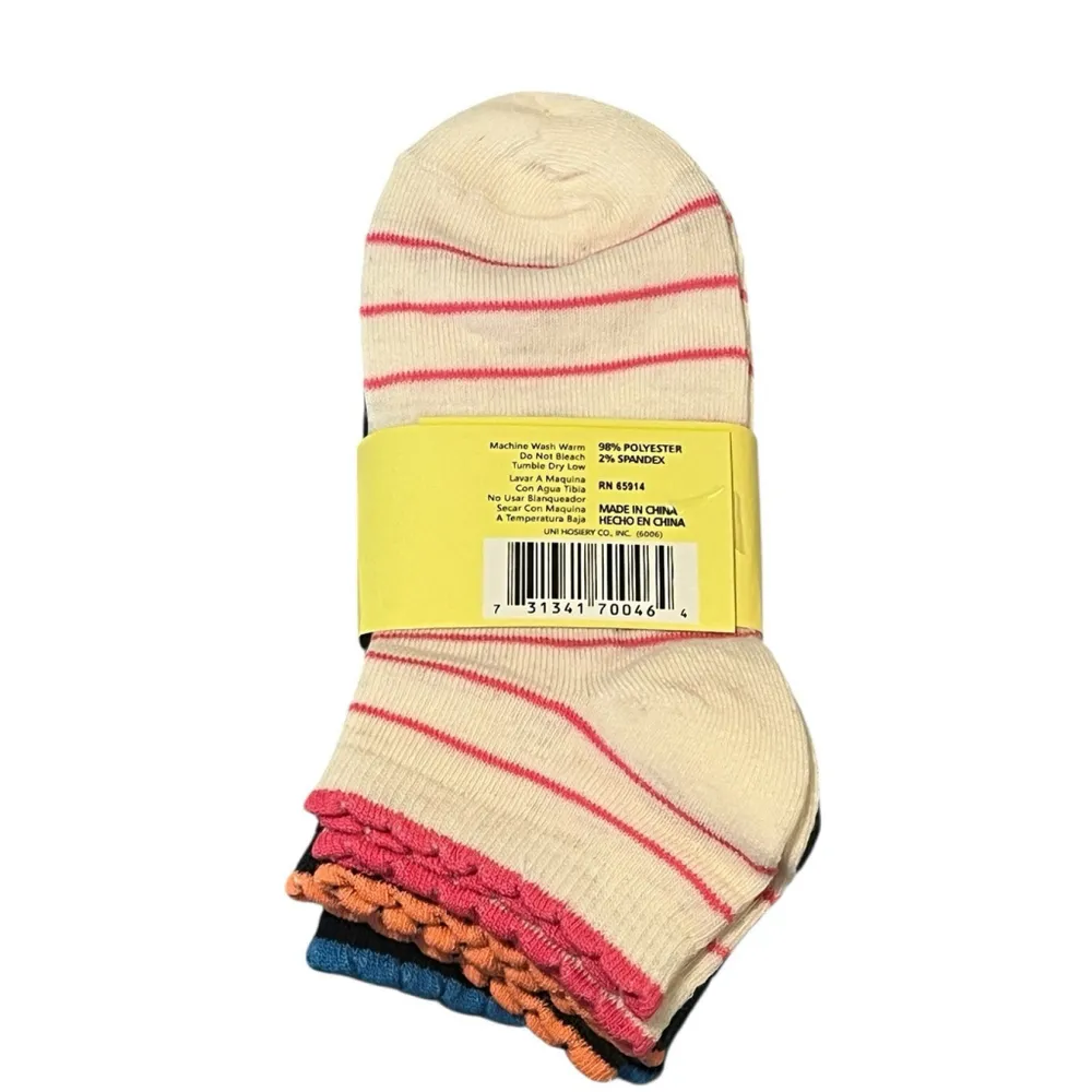 Mamia Ankle Socks 3 Pair Womens Size 6 - Image 4