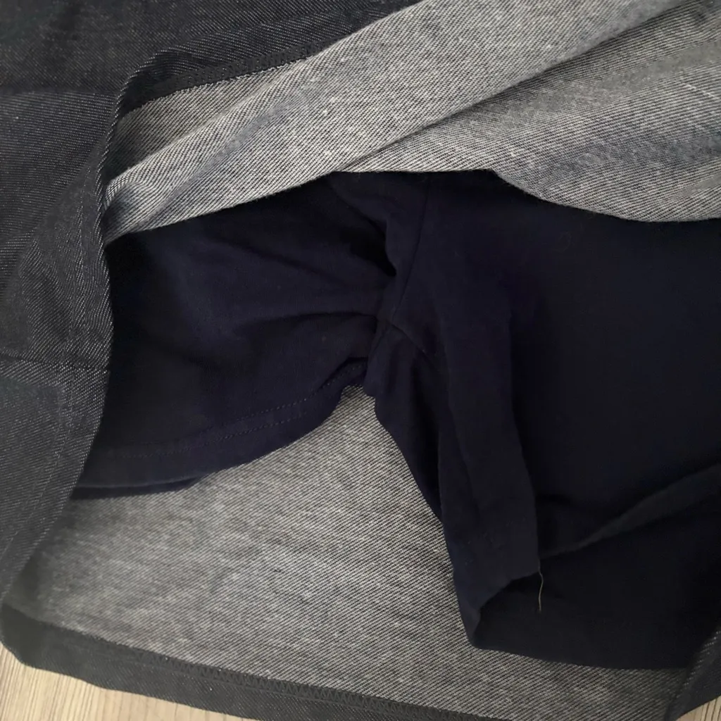 Classic Style Denim Style Skirt Black Size M - Image 3