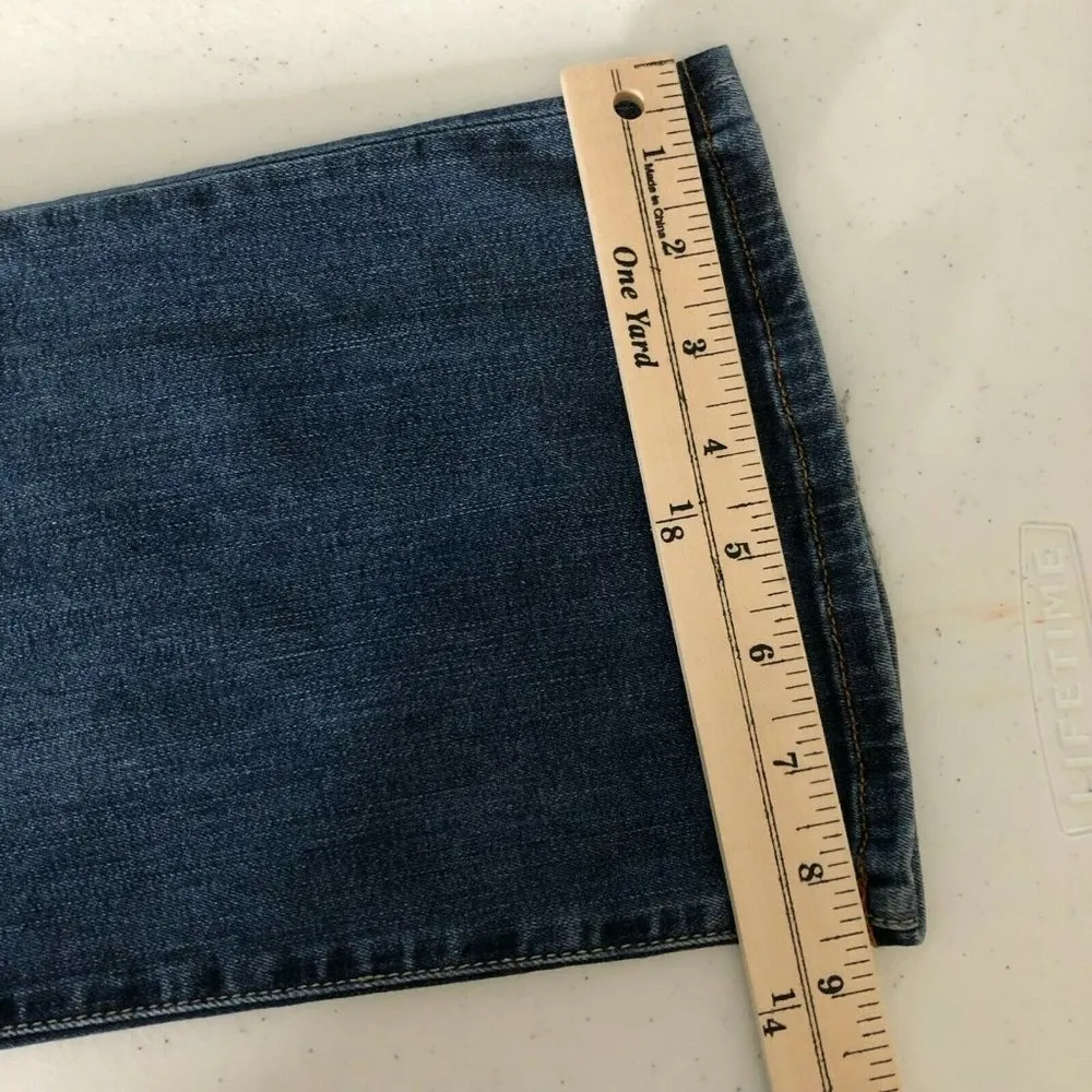 Level 99 Womens Jeans Boot Cut Medium Wash Stretch Size 28 Blue - Image 12