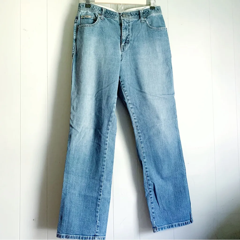 LEE Comfort Waist Ladies Denim Jeans Size 12 - Image 3