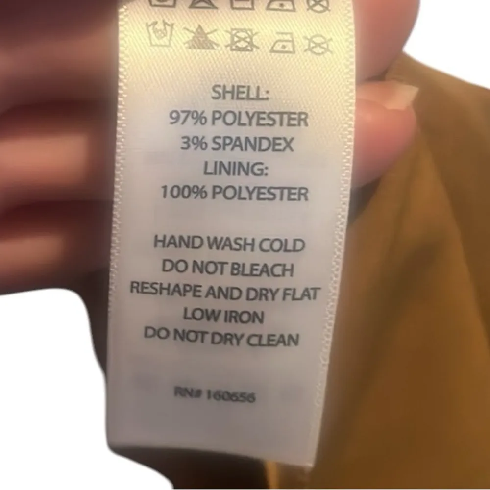 GOLD COPPER V FRONT DROP NECK ADJUSTABLE STRAPS ZIPPER BACK BNWT - Image 6