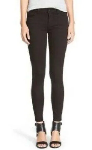 DL1961 Margaux Instasculpt Ankle Skinny Jeans in Shamrock Olive Green Size 26 - Image 1