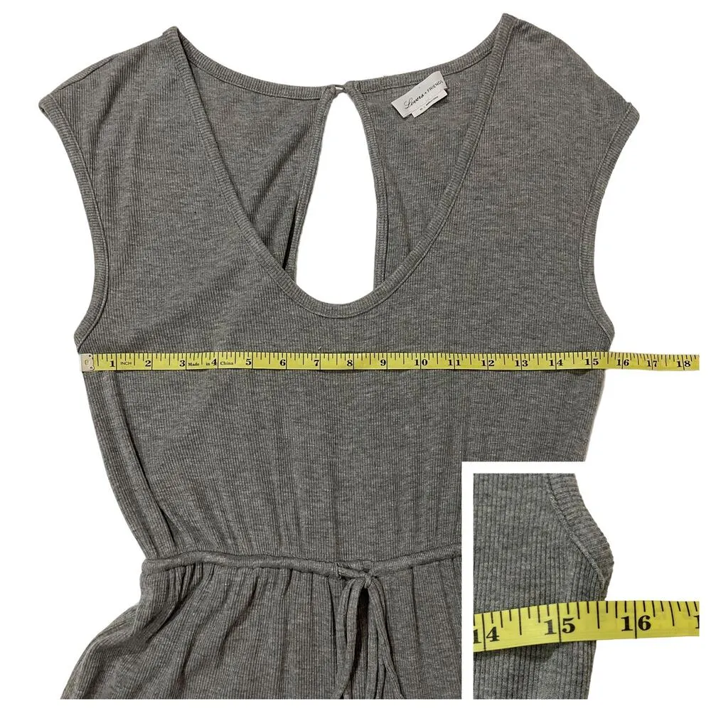 Lovers + Friends Tracey Romper - Gray - XS - Image 4