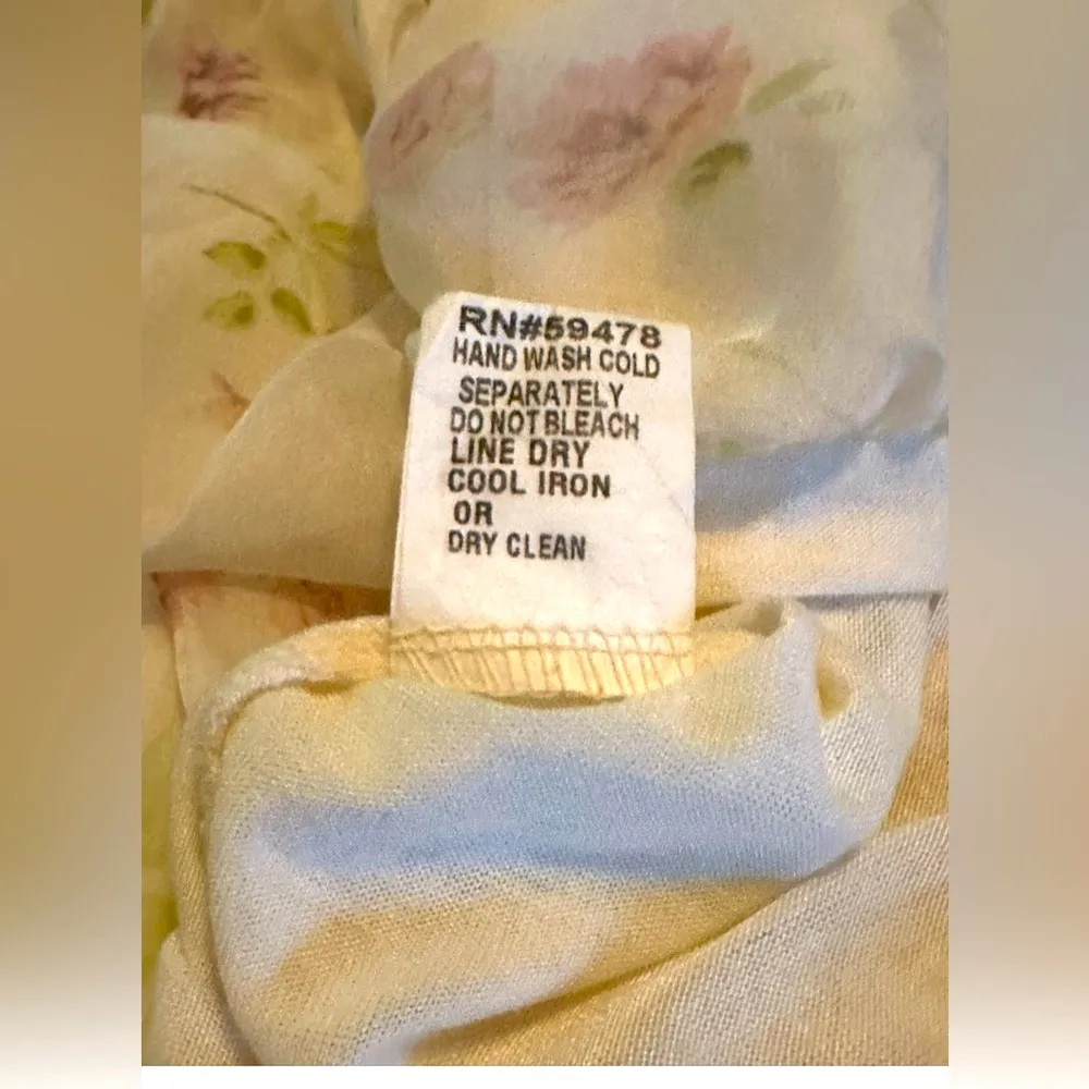 GIUSY Made in Italy Silk top Size S - Image 8