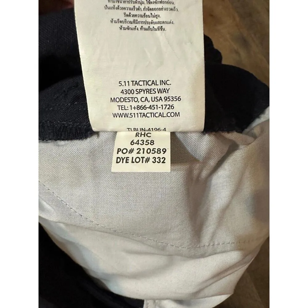 5.11 Women’s Tactical Taclite Cargo Pant Navy Blue Size 10 Regular 64358 New - Image 7