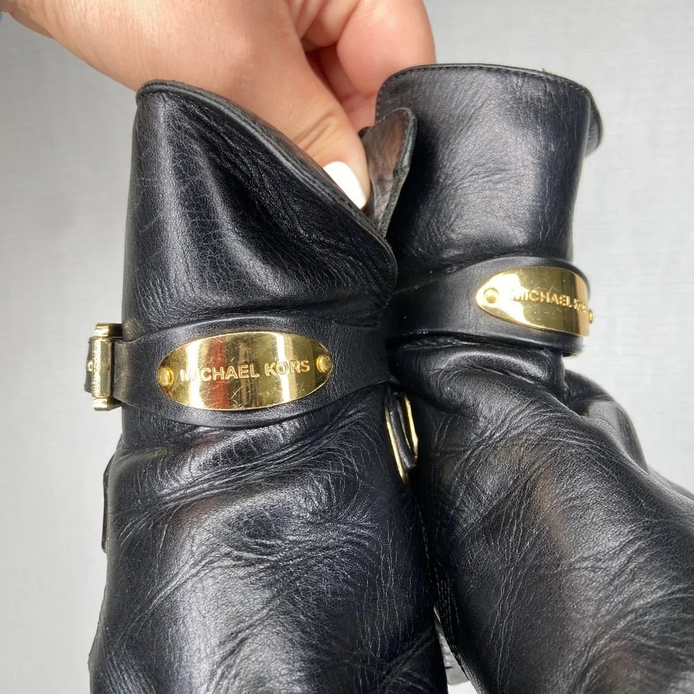 Micheal Kors | Black Short Bootie Boots 6.5‎ - Image 4