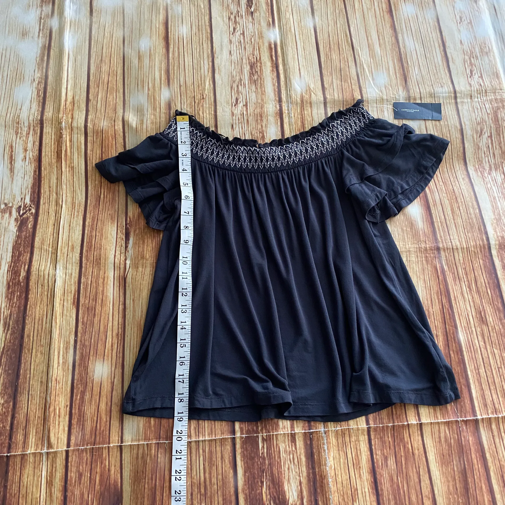 Short Sleeve Off the Shoulder Small - Image 6