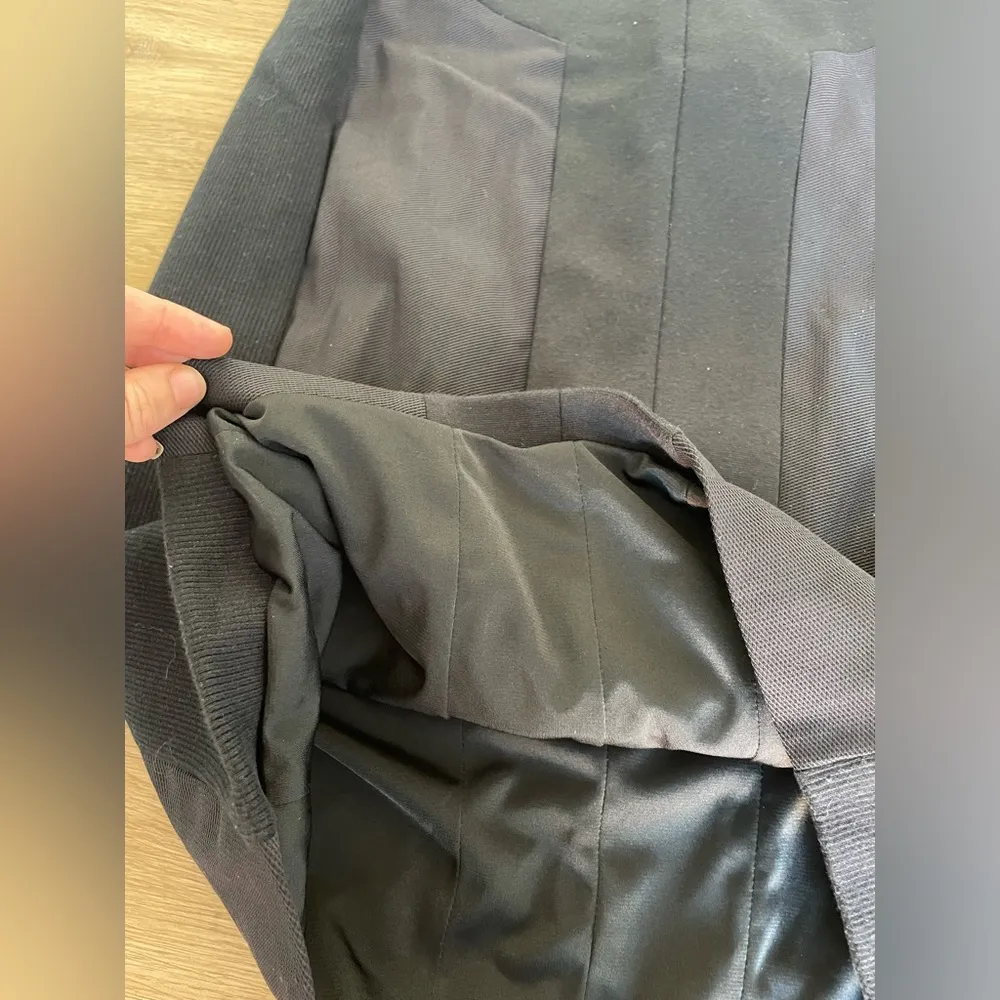 Rag & Bone Black Halter Dress in Paneled Black - Image 3