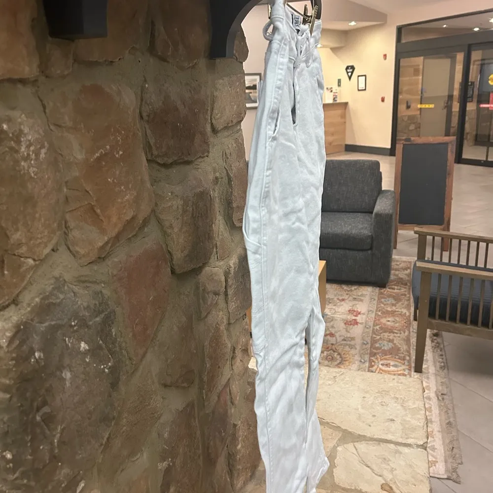 Jeans Blue Topic White Denim Jeans S - Image 3