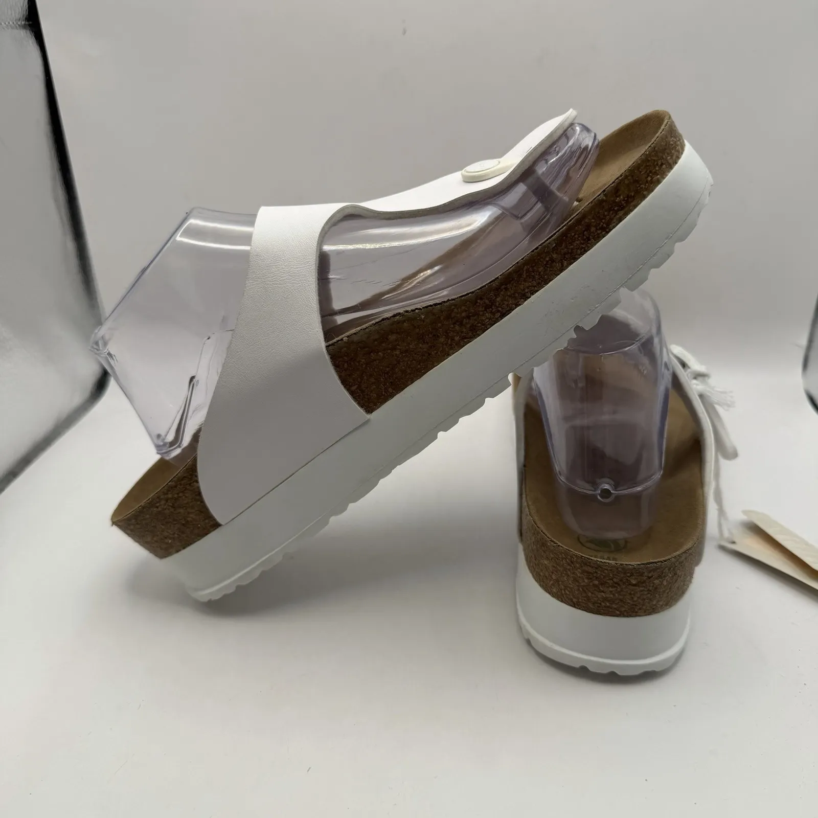 Papillio by Birkenstock Giselle Sandals Women's US 10 EU 41 White Platform Reg - Image 5