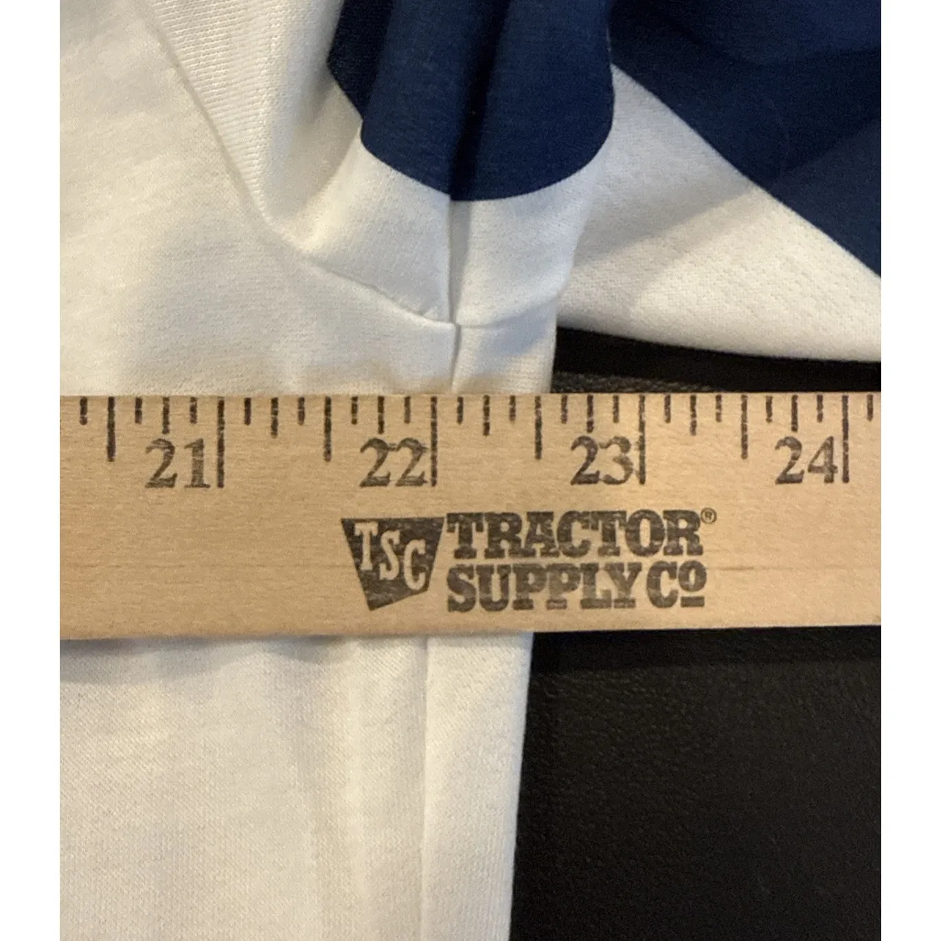 Womens XL Nautical Navy White Anchor Print Drawstring Hooded Sweatshirt Dress - Image 5