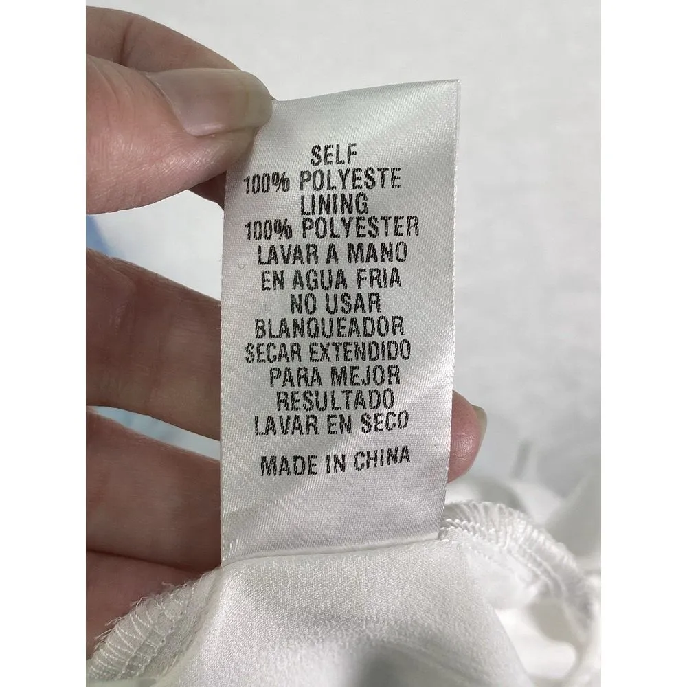 New Storia‎ Sleeveless Dress Women's Sz Large Blue Floral Maxi renaissance dress - Image 8