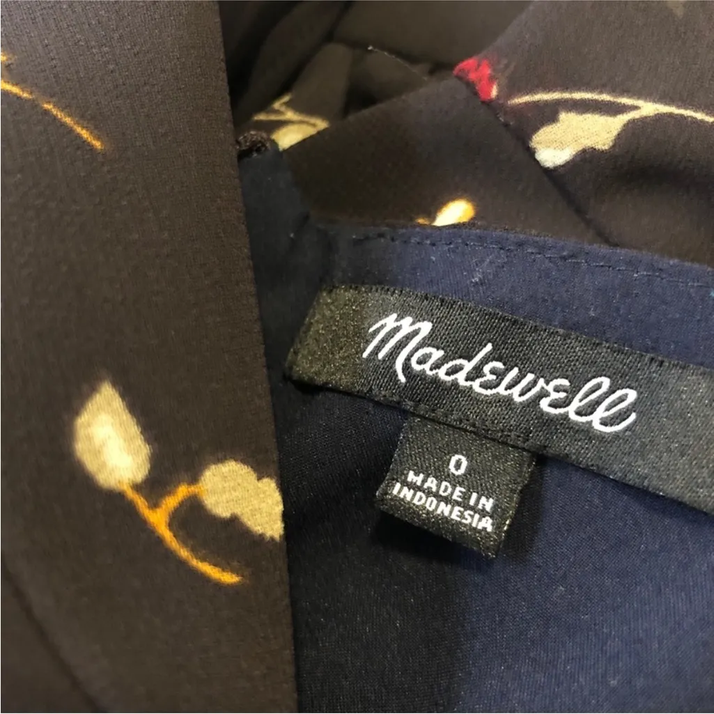 Madewell Tulip-Sleeve Maxi Dress in Sweet Blossoms size 0 - Image 6