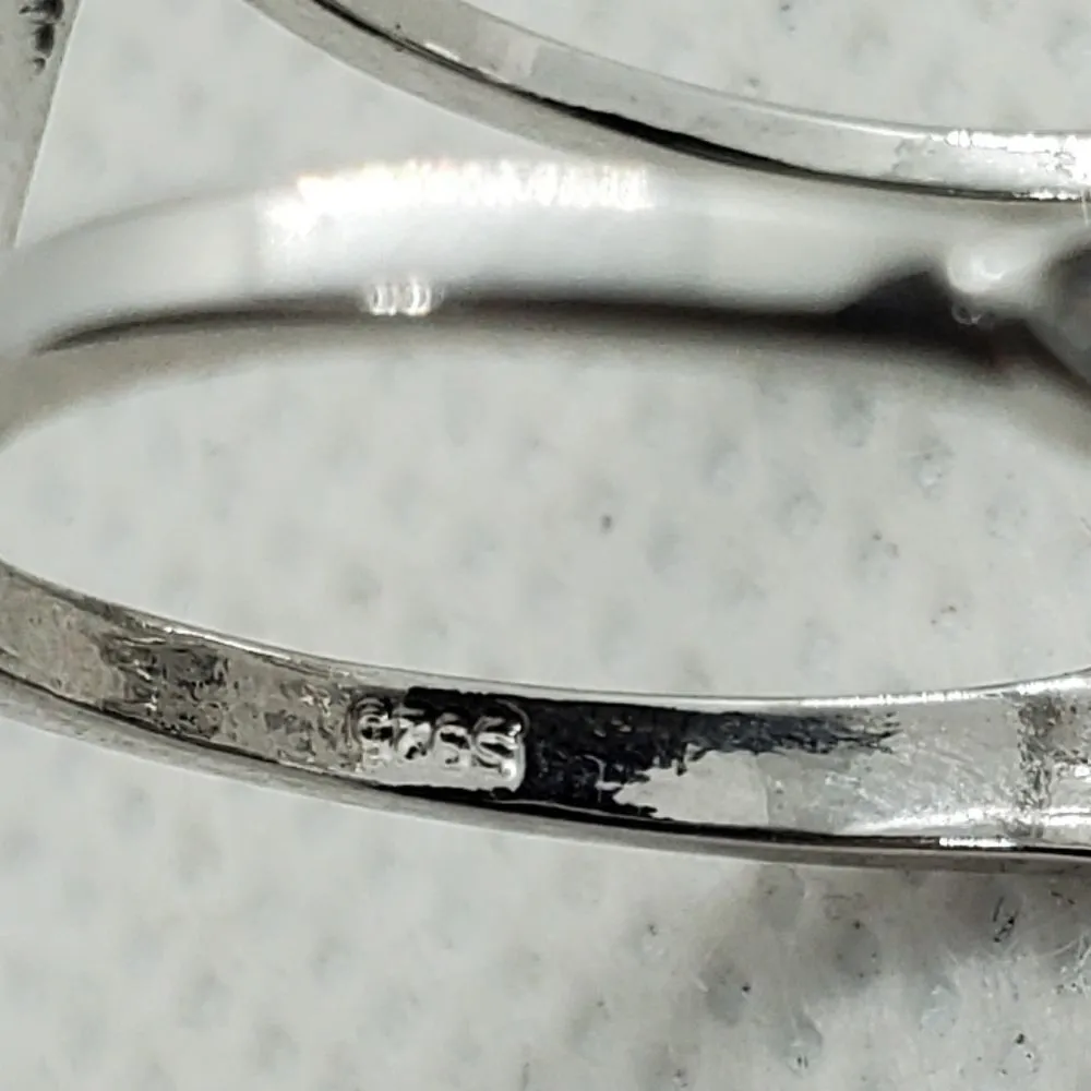 Sterling Silver Nature Themed Ring Size 8 - Image 7
