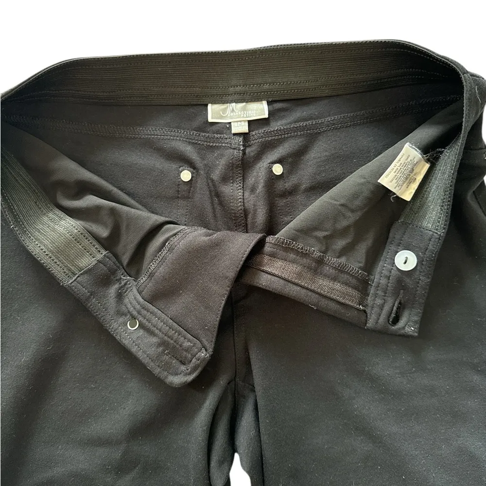 JM Collection Petite Black Straight Leg Dress Pants with Studded Detail - Image 6