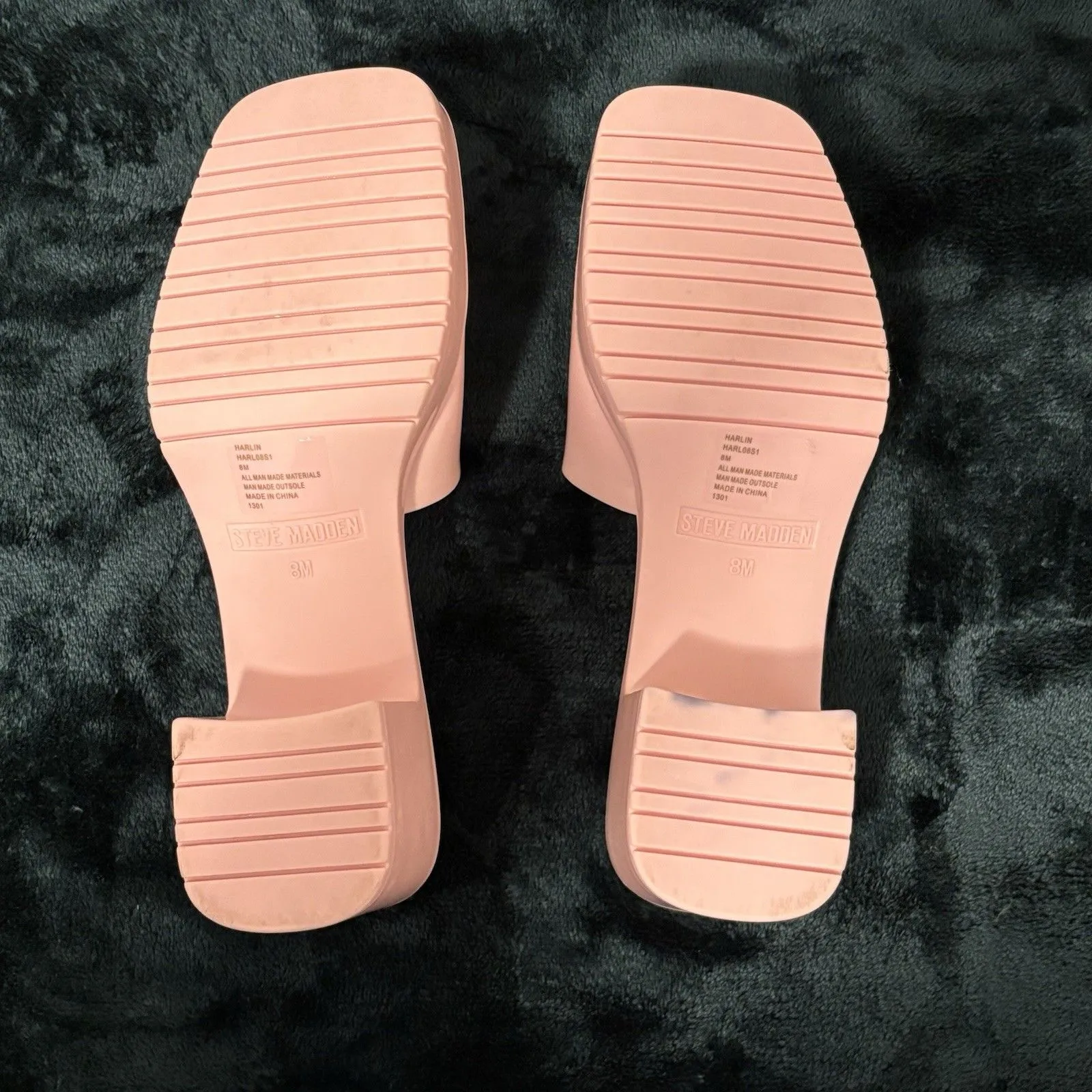 Steve Madden Women’s Harlin Chunky Pink Sandals Size 8M - Image 7
