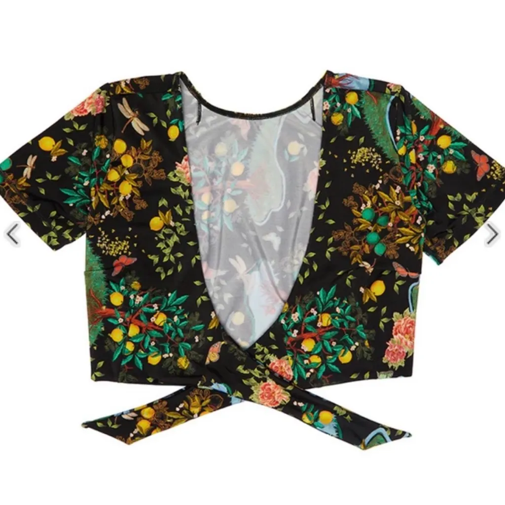 We Are HAH All Tied Up Reversible Swim Top | XL Black - Image 2