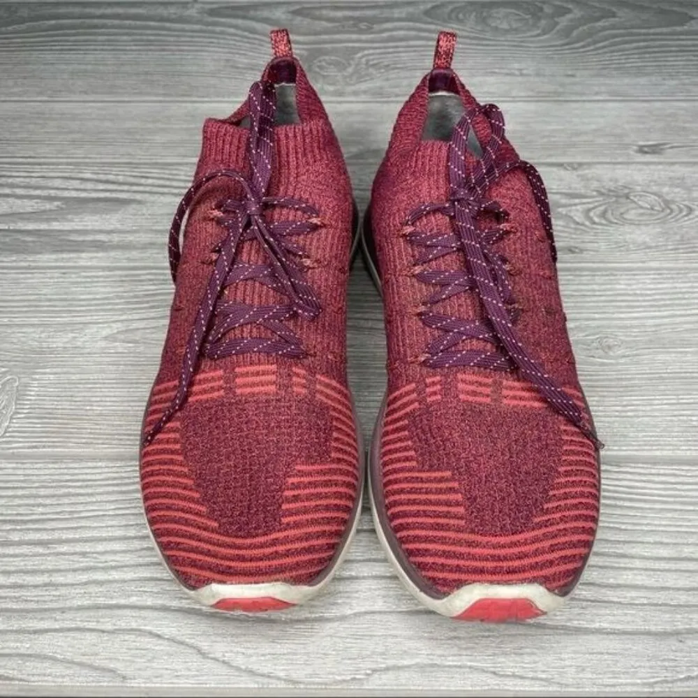 Under armor athletic sneakers shoes size 8 pink purple running shoes sports work - Image 3