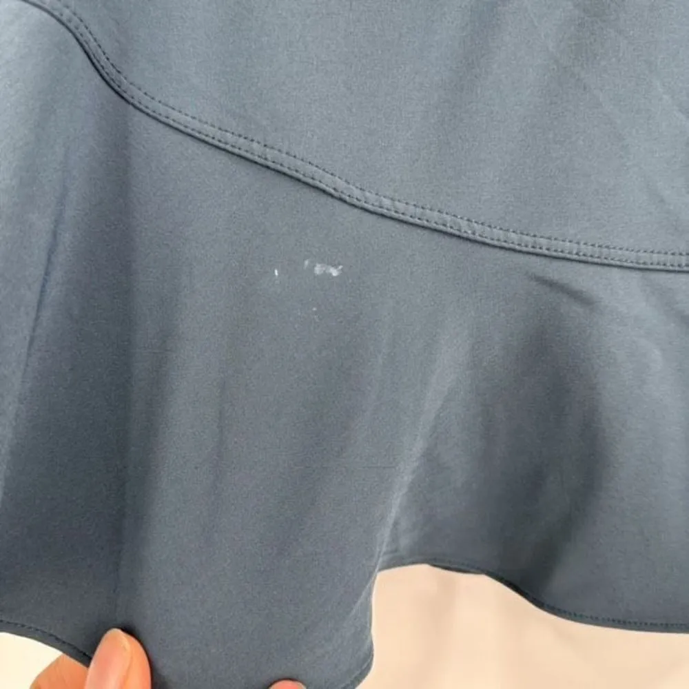 Nike‎ Women's Dri Fit Light Ruffle Athletic Skort Skirt Ocean Blue Size Medium - Image 3