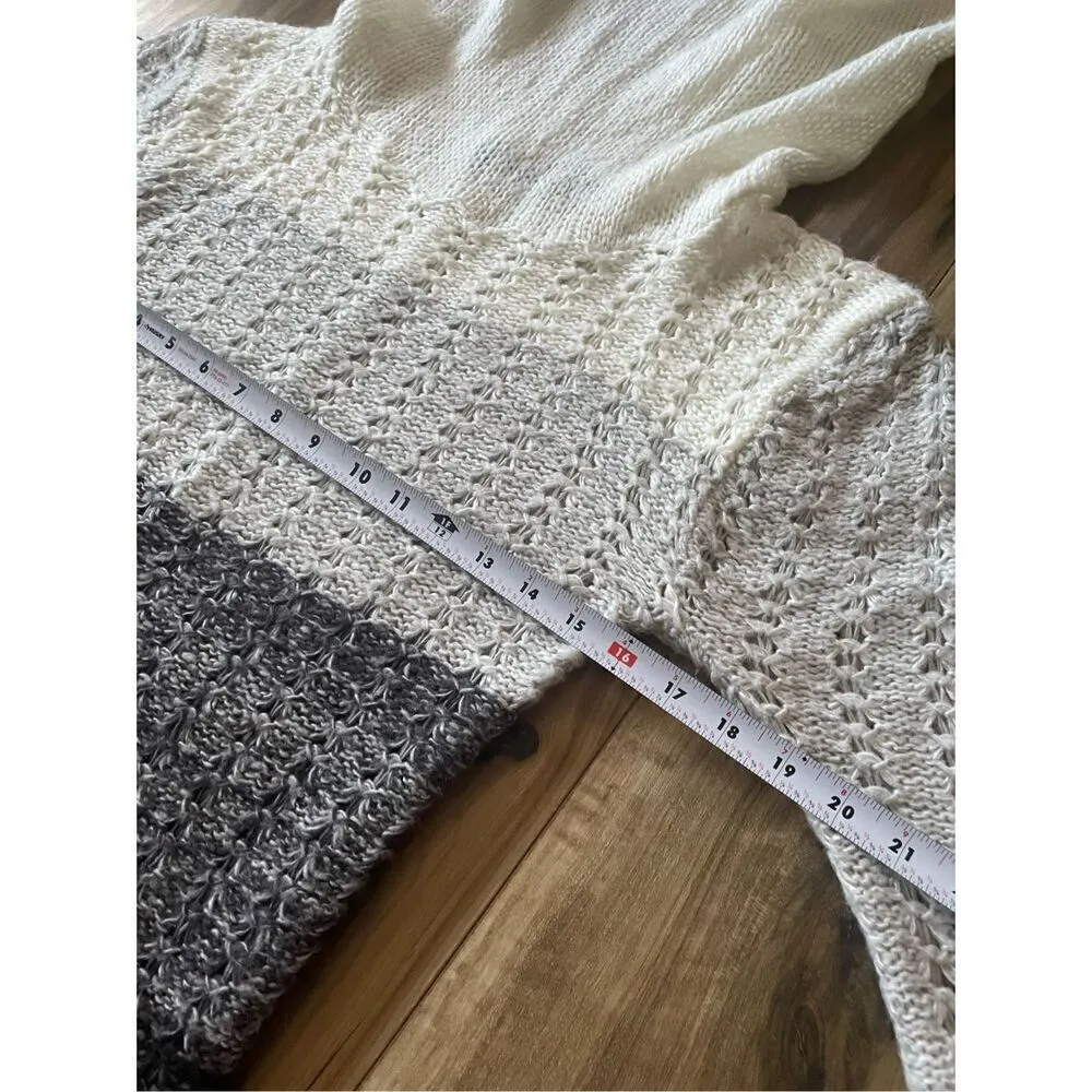 womens cowl neck sweater dress chunky knit M Brown Size M - Image 4