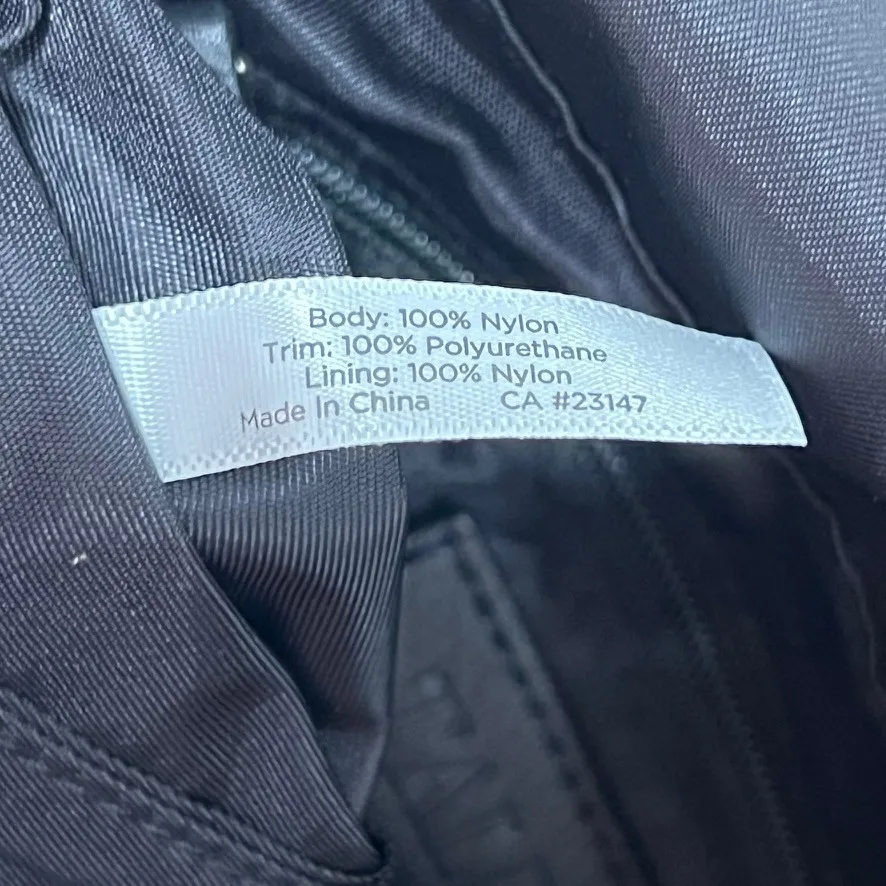 Talbots Black Nylong Crossbody Purse NWT $79 Zip Closure Washable Bag‎ Travel - Image 11