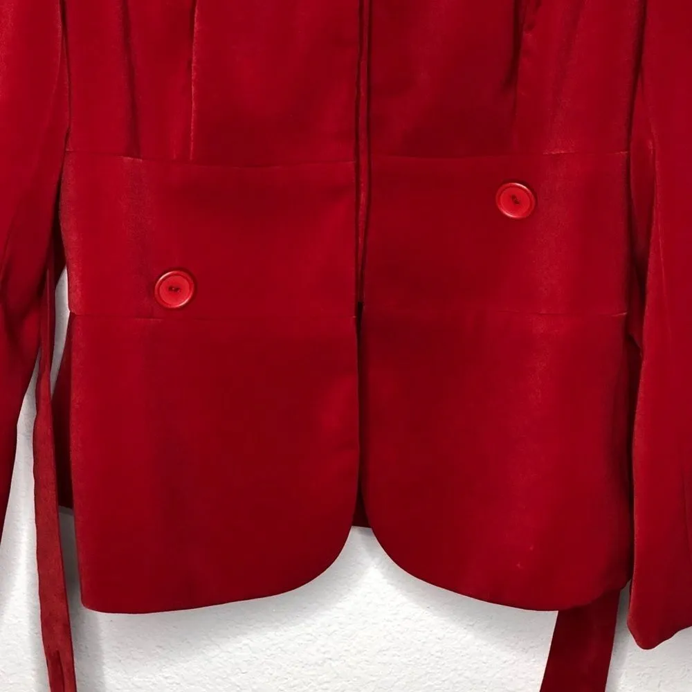 Vintage MetroStyle‎ Skirt Set Red Size 16 - Image 8