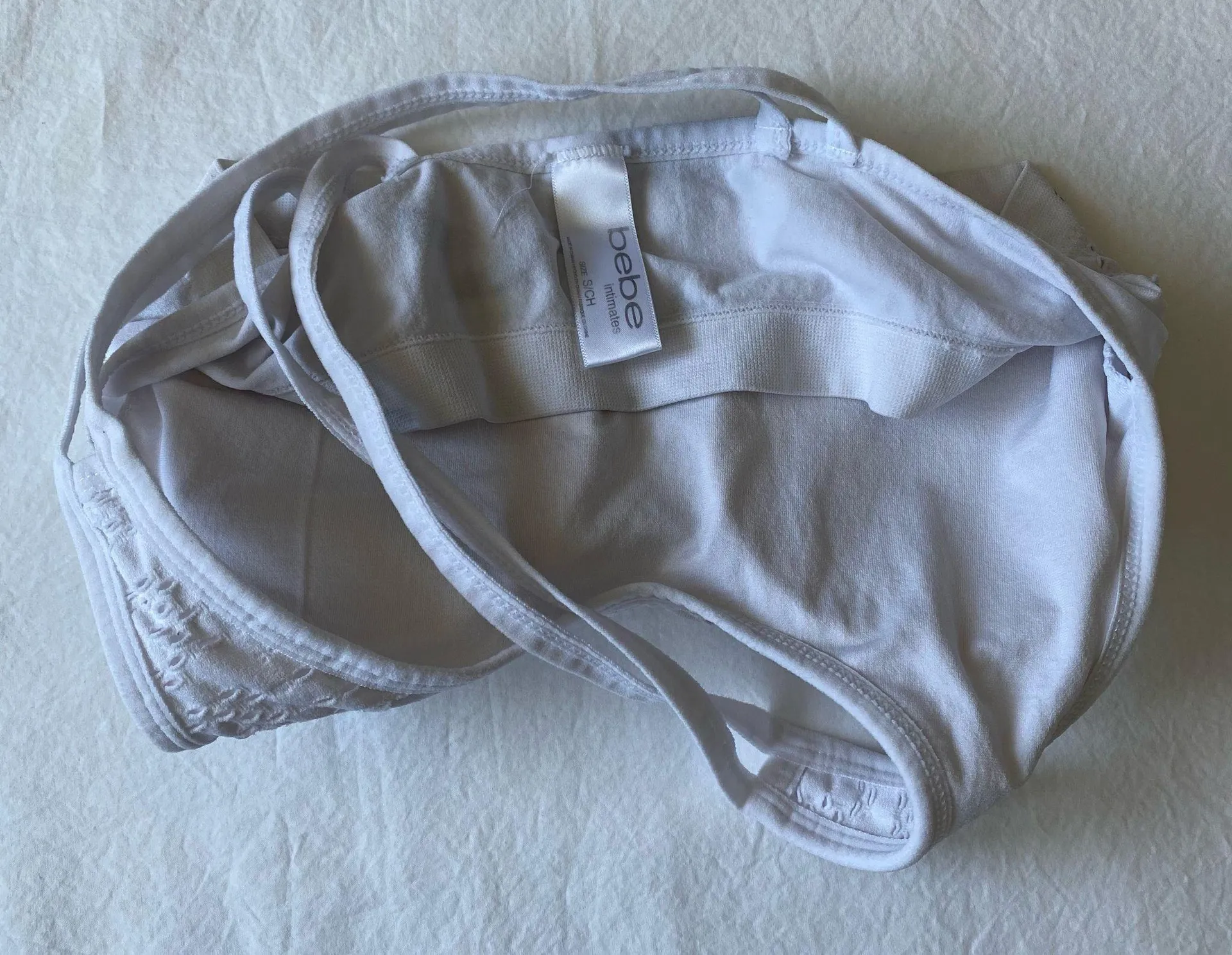 White Sports Bra - Image 3