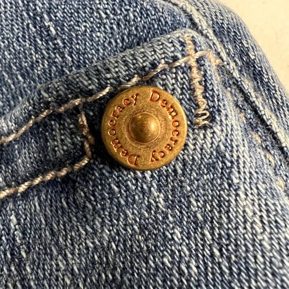 Democracy “Ab”Technology Tummy Slimming Chopped Scalloped Hem Jeans Size 6 - Image 8