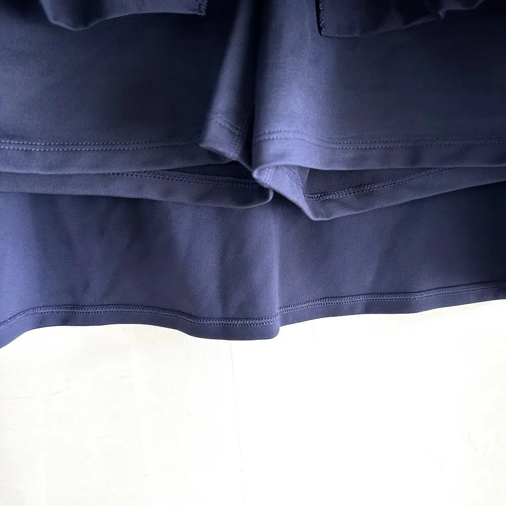 Athleta Fairway Golf Skort 16" Stretch Quick Dry Athletic Navy Blue 1X NWT - Image 3