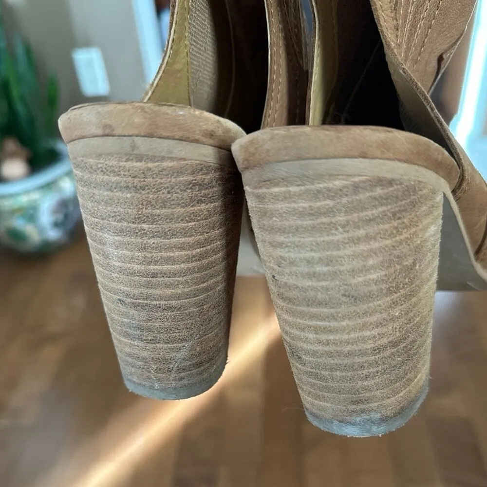 DOLCE VITA Jasper Brown Leather Western Ankle Booties Boots size 8 - Image 10