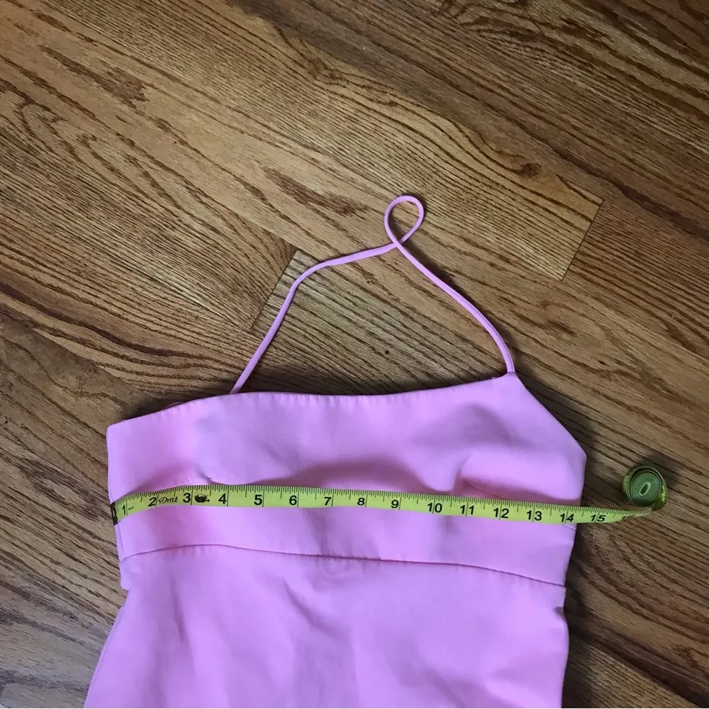 Zara Pink One Shoulder Mini Dress - Image 6