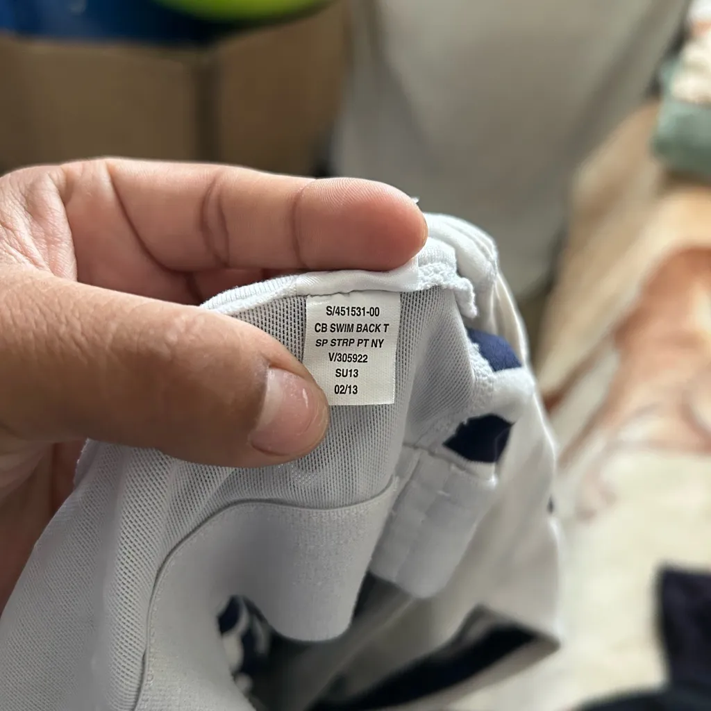 Gap  Navy and White Striped Tank Top - Image 5