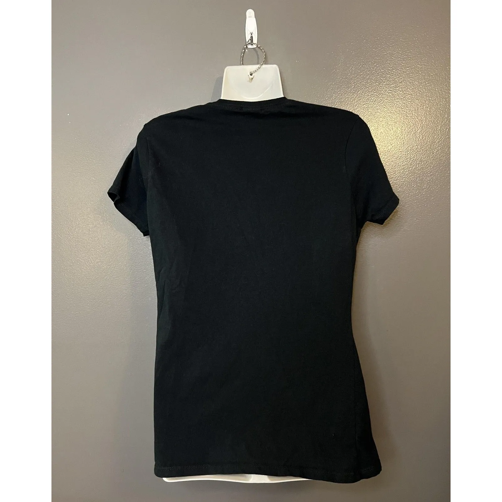 Love Basketball Shirt Womens Small Black Graphic Tee Short Sleeve Crewneck - Image 4