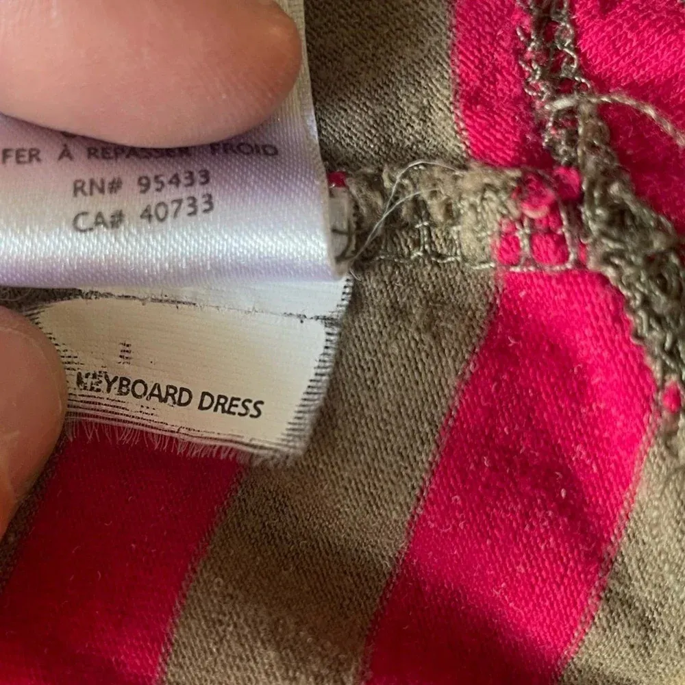 Horny Toad Women’s Keyboard Striped Dress Size Small - Image 7