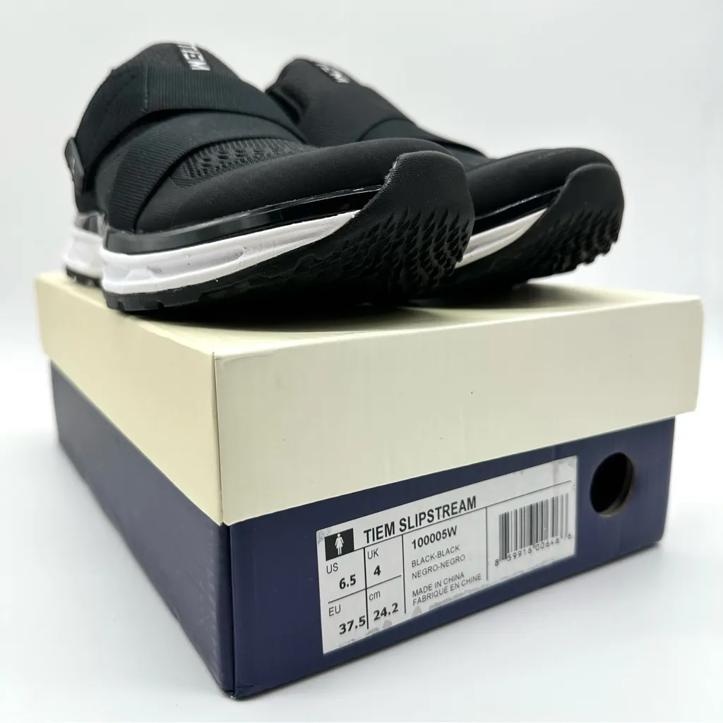 TIEM Brand New Black and White Slipstream Performance Women’s Cycling Shoes Size 6.5 - Image 12