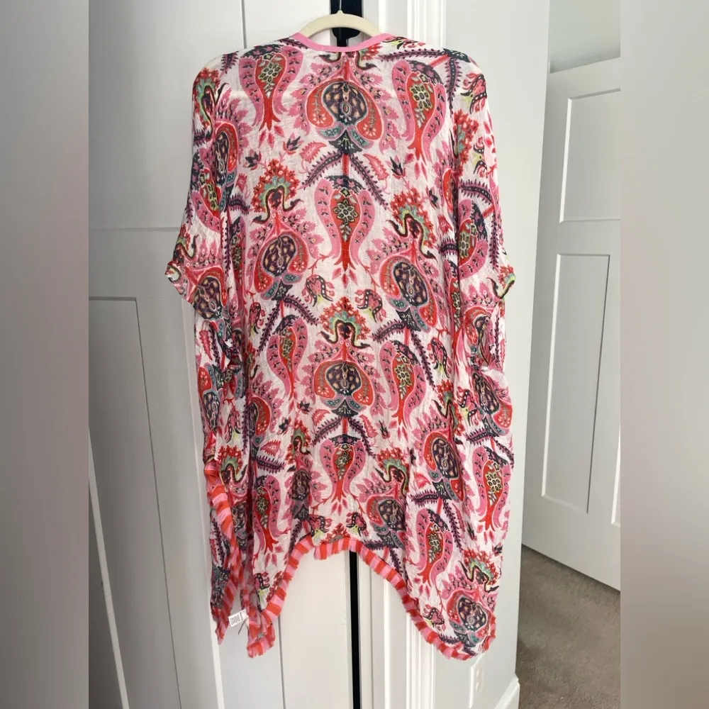 Spartina 449 Kaia Kimono Paisley Kimono Tassels - Image 4