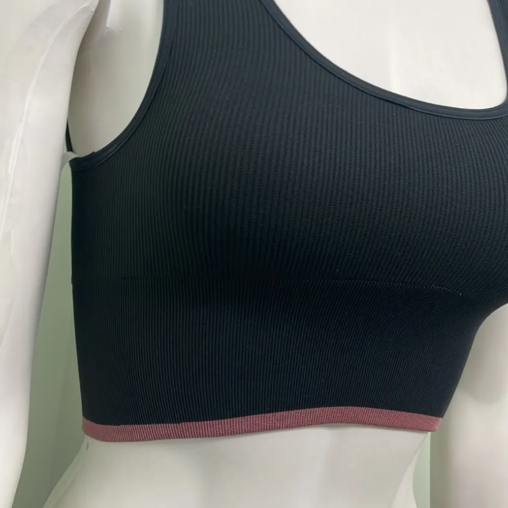 OUTDOOR VOICES Ribbed stretch sports bra XS - Image 5